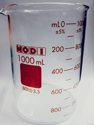 Kamboj Traders 1000 ml Measuring Beaker(Pack of 1)