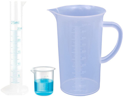Bello 1050 ml Flat Beaker(Pack of 3)