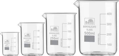 Bello 500 ml Measuring Beaker(Pack of 4)