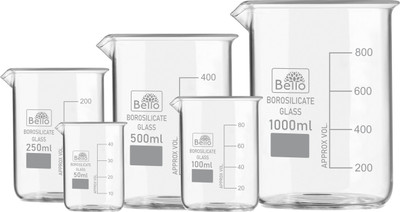 Bello 1000 ml Measuring Beaker(Pack of 5)