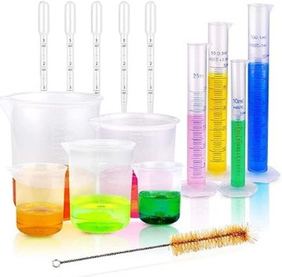 Krinan 100 ml Low Form Beaker(Pack of 14)