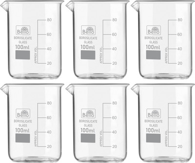 Bello 100 ml Measuring Beaker(Pack of 6)