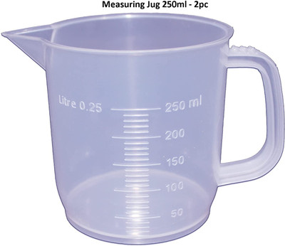 Salco 250 ml Measuring Beaker(Pack of 2)