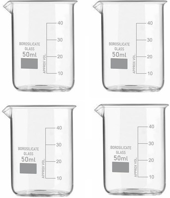 Rawal 50 ml Measuring Beaker(Pack of 4)