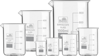 Bello 1000 ml Measuring Beaker(Pack of 7)