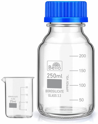 Bello 275 ml Flat Beaker(Pack of 2)