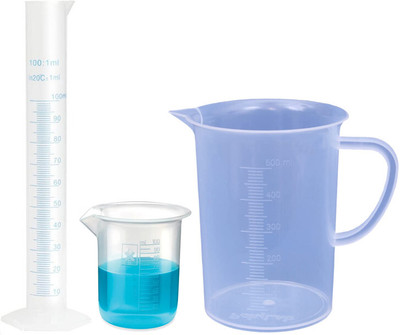 Bello 700 ml Flat Beaker(Pack of 3)