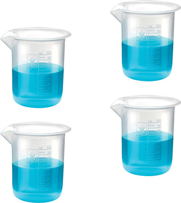 OCTA 100 ml Measuring Beaker(Pack of 4)