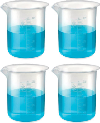 Bello 500 ml Measuring Beaker(Pack of 4)