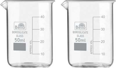 Bello 50 ml Measuring Beaker(Pack of 2)