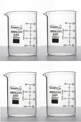 Rawal's 250 ml Low Form Beaker(Pack of 1)