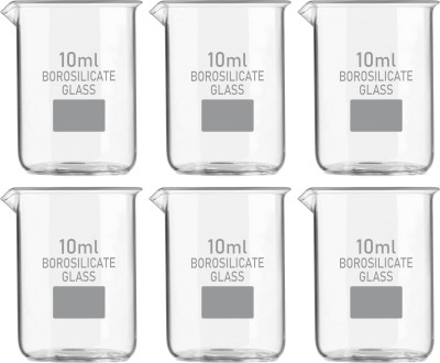Bello 10 ml Measuring Beaker(Pack of 6)