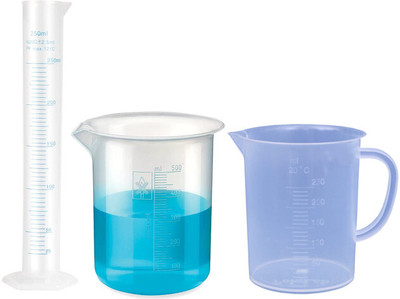Bello 1000 ml Flat Beaker(Pack of 3)