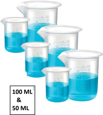 Spylx 50 ml Measuring Beaker(Pack of 6)
