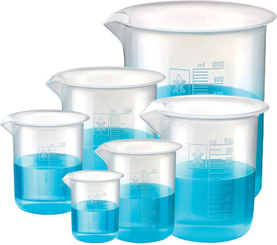 Pushpa 1000 ml Measuring Beaker(Pack of 6)