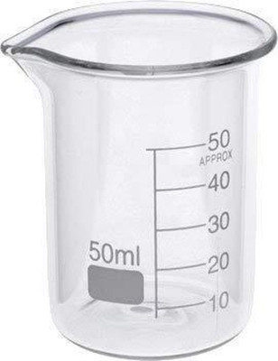 maruti Scientific 50 ml Measuring Beaker(Pack of 1)
