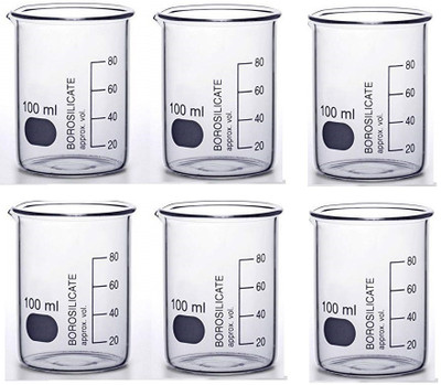 Rawal 100 ml Measuring Beaker(Pack of 6)
