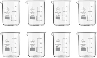 Pushpa 400 ml Measuring Beaker(Pack of 8)