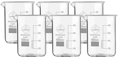 Pushpa 600 ml Measuring Beaker(Pack of 6)