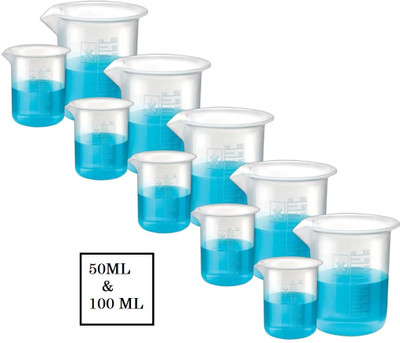 Spylx 100 ml Measuring Beaker(Pack of 10)