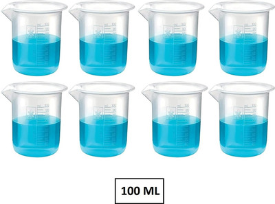 Spylx 100 ml Measuring Beaker(Pack of 8)