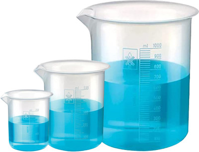 Pushpa 250 ml Measuring Beaker(Pack of 3)