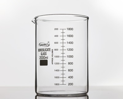 Rawal's 2000 ml Low Form Beaker(Pack of 1)