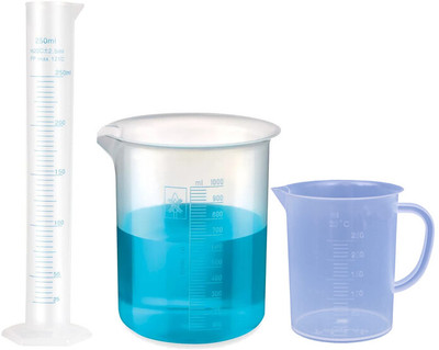 Bello 1500 ml Flat Beaker(Pack of 3)