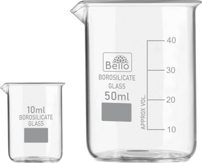 Bello 50 ml Measuring Beaker(Pack of 2)