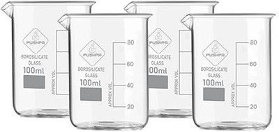 Pushpa 400 ml Measuring Beaker(Pack of 4)