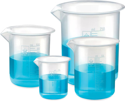Bello 250 ml Measuring Beaker(Pack of 4)