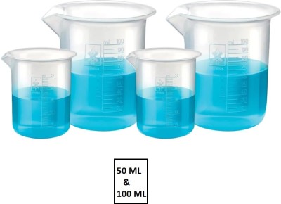 Spylx 50 ml Measuring Beaker(Pack of 4)