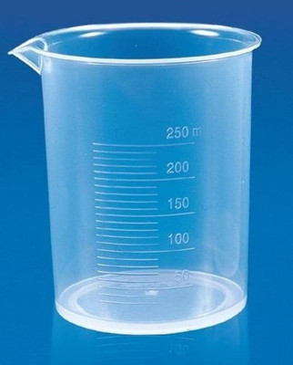 Brownbask 250 ml Measuring Beaker(Pack of 3)