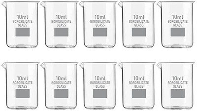 Pushpa 100 ml Measuring Beaker(Pack of 10)