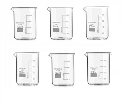 SBT 100 ml Measuring Beaker(Pack of 6)