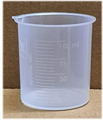 Droplet 100 ml Measuring Beaker(Pack of 10)