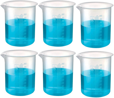Pushpa 1000 ml Measuring Beaker(Pack of 6)