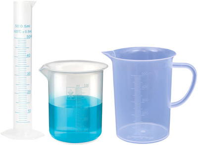 Bello 1050 ml Flat Beaker(Pack of 3)
