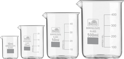 Bello 500 ml Measuring Beaker(Pack of 4)