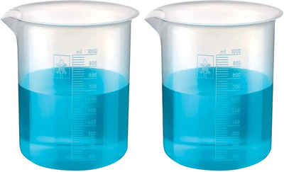 Pushpa 1000 ml Measuring Beaker(Pack of 2)