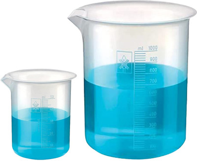 Pushpa 1000 ml Measuring Beaker(Pack of 2)