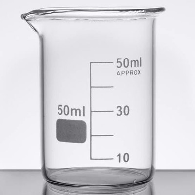 Z GLASS 50 ml Measuring Beaker(Pack of 1)