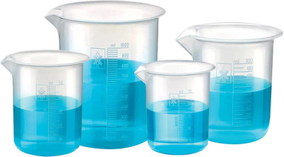 OCTA 100 ml Measuring Beaker(Pack of 4)
