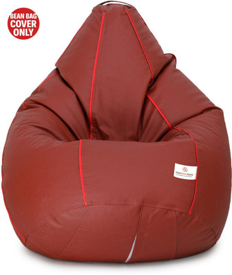 STAR XXL Tear Drop Bean Bag Cover  (Without Beans)(Tan)