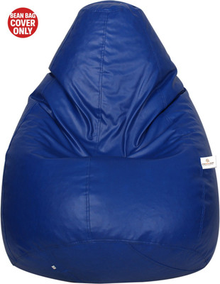 STAR XXL Tear Drop Bean Bag Cover  (Without Beans)(Blue)