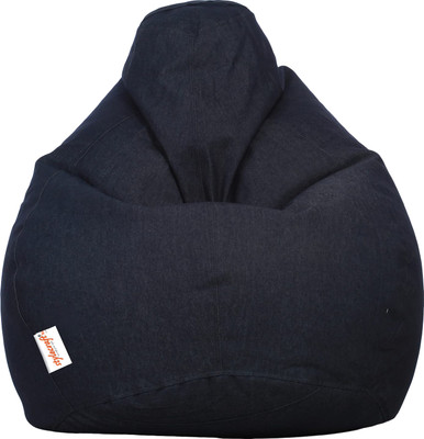STYLECRAFT XXL Tear Drop Bean Bag Cover  (Without Beans)(Blue)