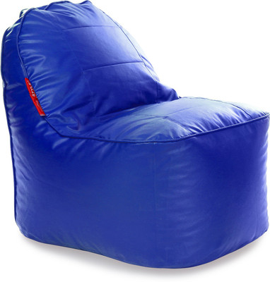 STYLE HOMEZ XXL Video Rocker Royal Lounger Bean Bag  With Bean Filling(Blue)