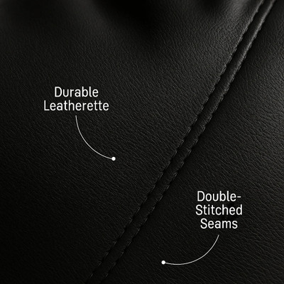TUSALIFESTYLE 5XL Tear Drop Bean Bag Cover  (Without Beans)(Black)