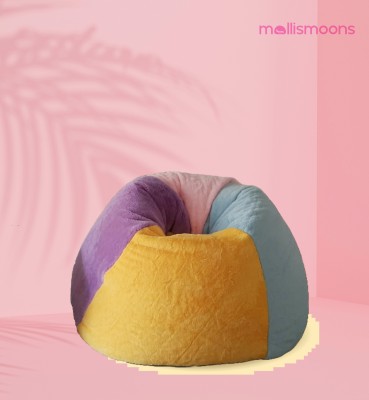 mollismoons XXXL Chair Bean Bag Cover  (Without Beans)(Multicolor)