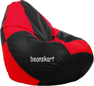 Beanskart XXXL Tear Drop Bean Bag Cover  (Without Beans)(Multicolor)